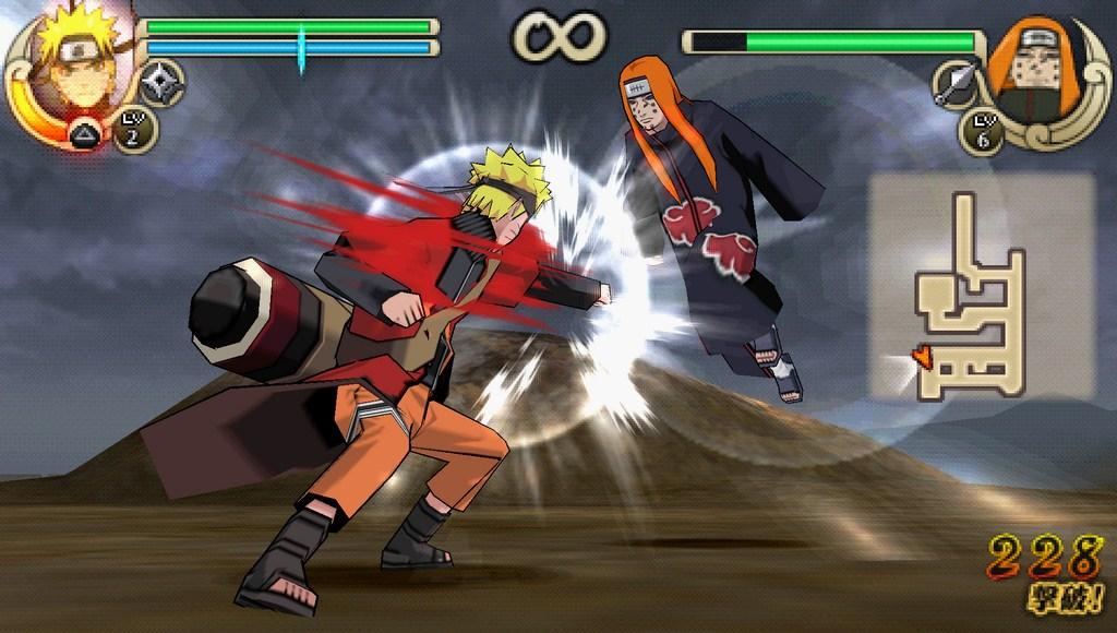 naruto ultimate ninja impact gameplay