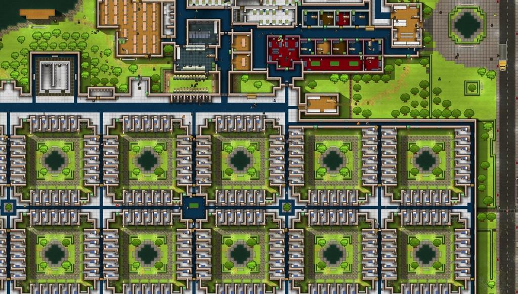 perfect prison architect layout