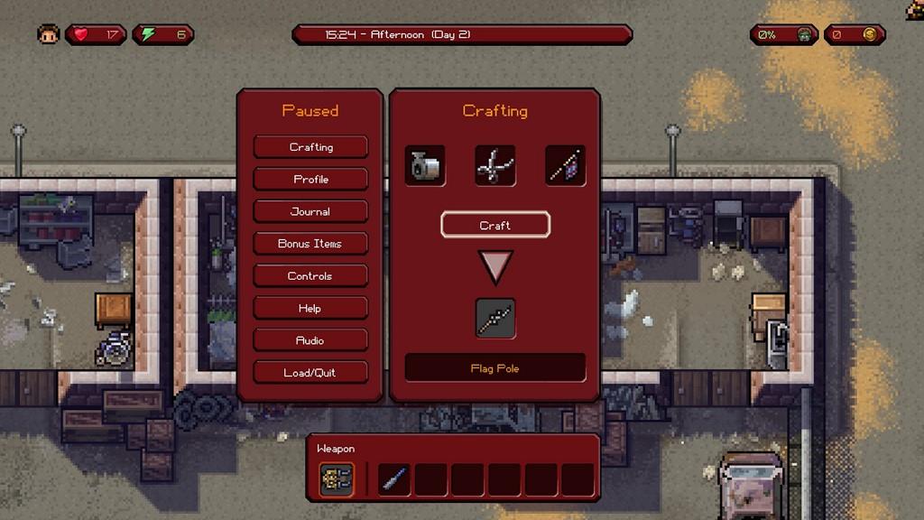 escapists game crafting